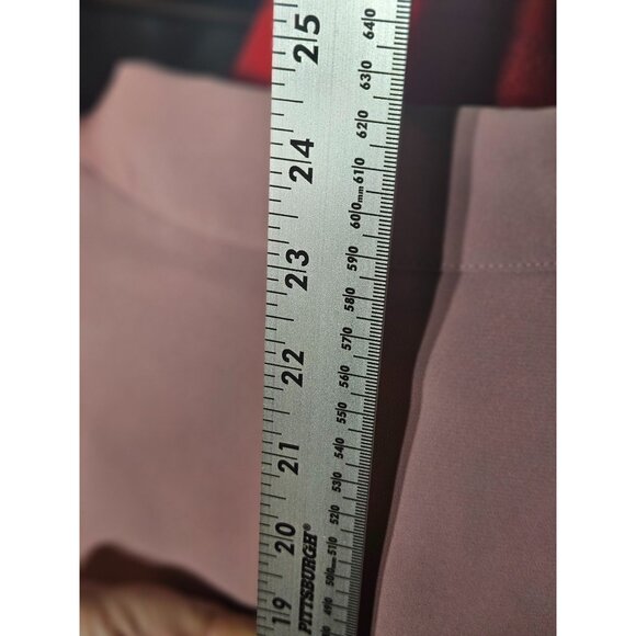 Vintage Blush Pink Button-Up Blouse With Pockets & Collar Size 12 - Picture 4 of 7